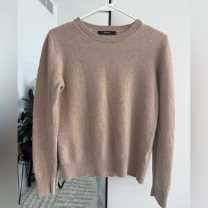 Quince Cashmere Crewneck Sweater - Taupe